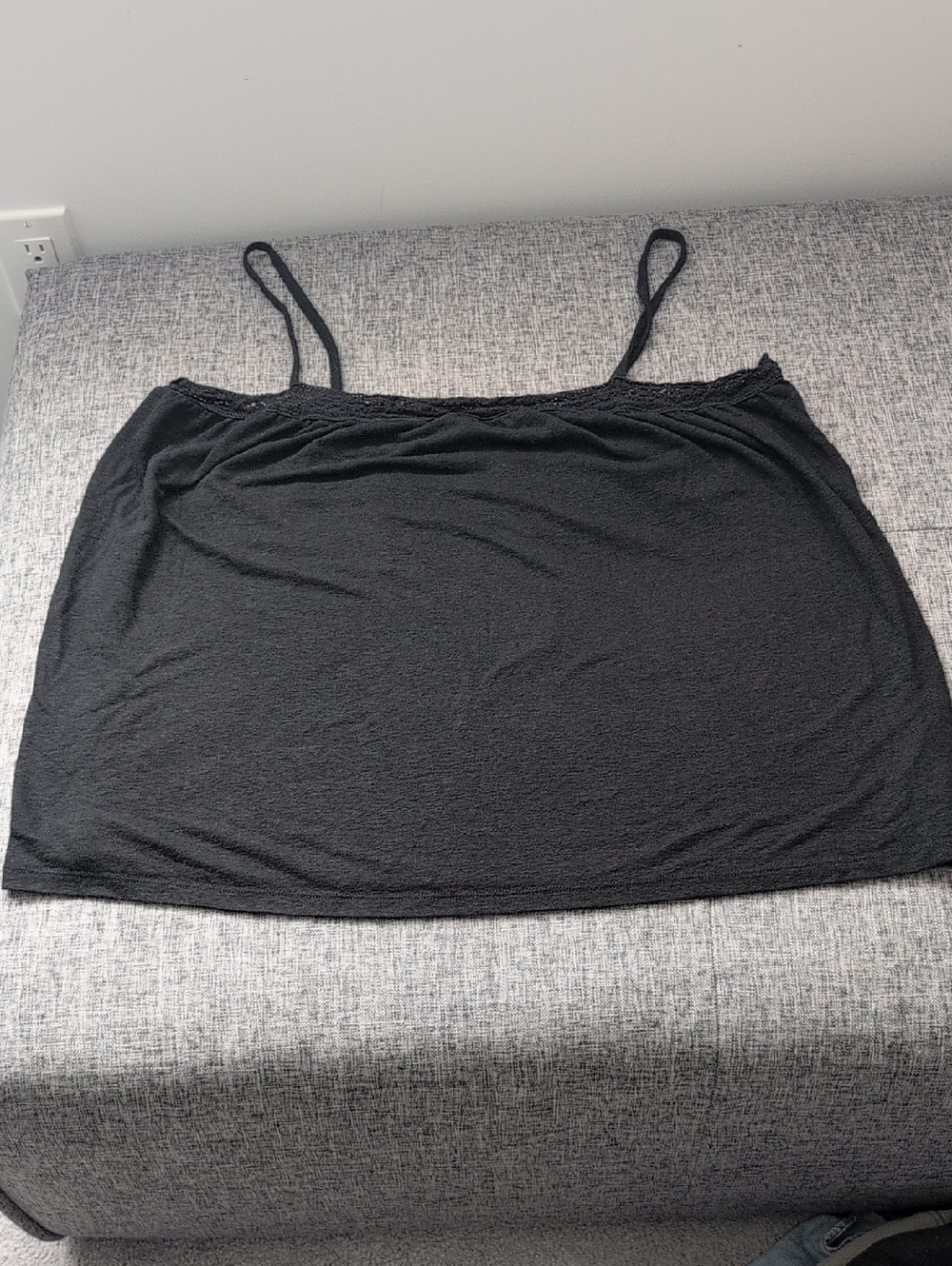 Old Navy Black Lace-Trim Spaghetti Strap Camisole